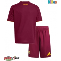 Camiseta AS Roma Primera Equipación para niños 2025-26 manga corta (+ pantalones cortos)
